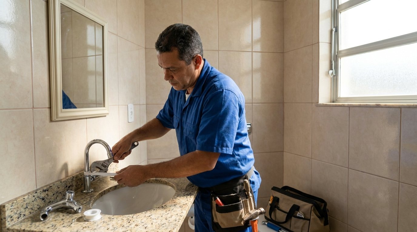 Instalação Hidráulica no Banheiro em Passo Fundo‑RS