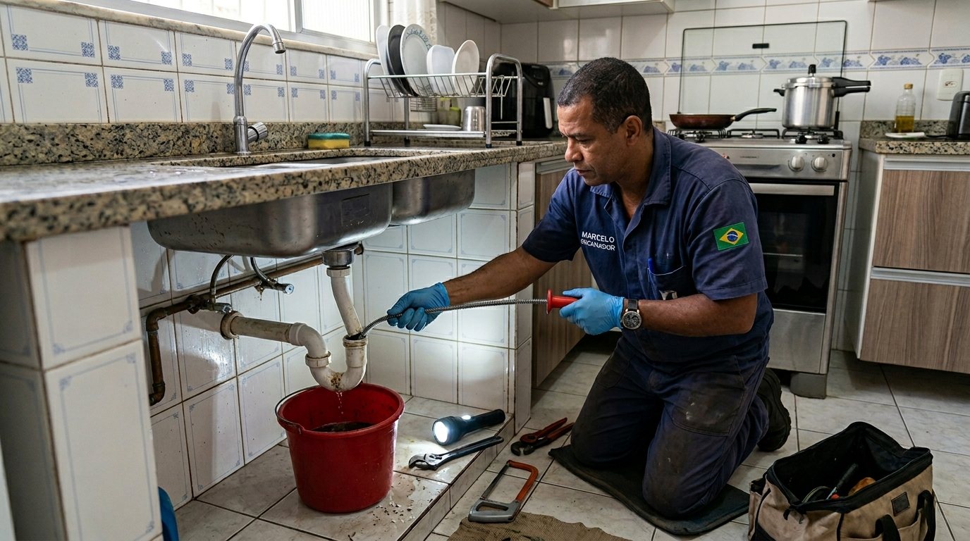 Ligação da Pia da Cozinha em Passo Fundo‑RS