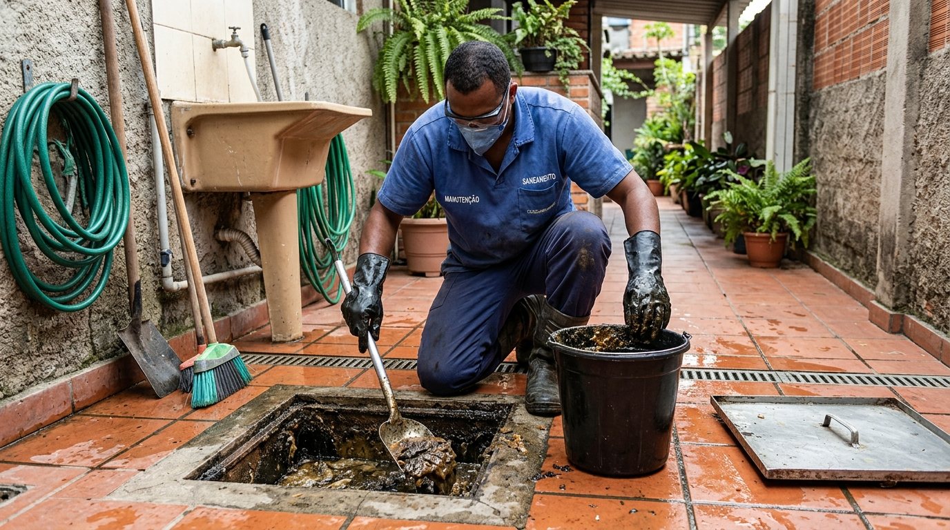 Limpeza de Caixa de Gordura Comercial em Passo Fundo‑RS